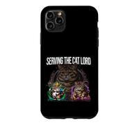 Carcasa para iPhone 11 Pro MAX Serving The Cat Lord Funny Feline Royal Master Design