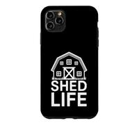 Carcasa para iPhone 11 Pro MAX Shed Life For Cabins Builders Tiny Houses Handyman