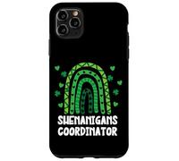 Carcasa para iPhone 11 Pro MAX Shenanigans Coordinator St Patricks Day Green Rainbow