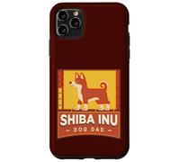 Carcasa para iPhone 11 Pro MAX Shiba Inu Dog Dad Fun Colorido Retro