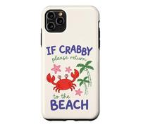 Carcasa para iPhone 11 Pro MAX Si está malhumorado, regrese a la Playa | Spring Break Kidcore