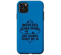 Carcasa para iPhone 11 Pro MAX Si implica Buceo y Tiburones Cuenta Conmigo | Shark Diving