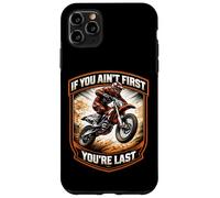 Carcasa para iPhone 11 Pro MAX Si no Eres el Primero Eres el último Dirtbike Motocross Racing MX