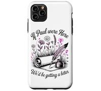 Carcasa para iPhone 11 Pro MAX Si Pablo estuviera aquí, recibiríamos una Carta Humor Cristiano
