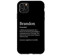 Carcasa para iPhone 11 Pro MAX Significado del Nombre Divertido Brandon - Brandon Nombre Personalizado