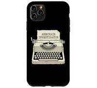 Carcasa para iPhone 11 Pro MAX Sillón Detective True Crime Entusiasta Detective Crimen Detective