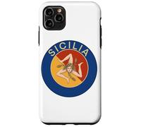 Carcasa para iPhone 11 Pro MAX Símbolo Vintage Sicilia Trinacria Patrimonio Siciliano