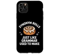 Carcasa para iPhone 11 Pro MAX Sinónimo Rolls Inglés Profesor Gramática Juego de Palabras