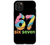 Carcasa para iPhone 11 Pro MAX Six Seven 67 Number Ice Cream Drip Meme 6 7 Kids Boys Girls