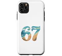 Carcasa para iPhone 11 Pro MAX Six SSix Seven Beach Summer Waves Diversión Niñas Niños Hombres