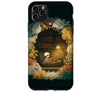 Carcasa para iPhone 11 Pro MAX Skeleton Reading Nook Floral Librarian Bookshelf Cozy Flower