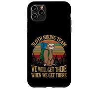 Carcasa para iPhone 11 Pro MAX Sloth Hiking Team We Will Get There When We Get There Shirt