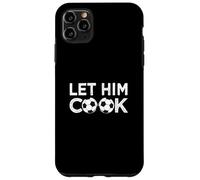 Carcasa para iPhone 11 Pro MAX Soccer Let Him Cook Futbolista Hombres Niños