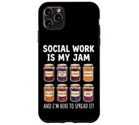 Carcasa para iPhone 11 Pro MAX Social Work Is My Jam and I'm Here To Spread It