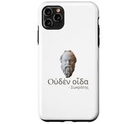 Carcasa para iPhone 11 Pro MAX Sócrates - No sé Nada - Cita de Lengua Griega Antigua