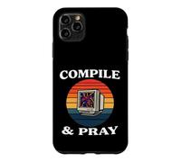 Carcasa para iPhone 11 Pro MAX Software Developer Compile & Pray Retro Coder