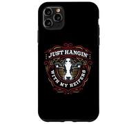 Carcasa para iPhone 11 Pro MAX Solo Colgando con MIS HEIFERS Funny Cow Farm Friends Meme