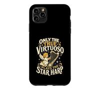 Carcasa para iPhone 11 Pro MAX Solo el Verdadero Virtuoso Reproduce música Celestial de Arpa de Estrellas