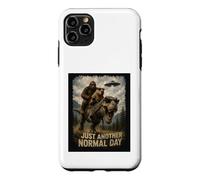 Carcasa para iPhone 11 Pro MAX Solo Otro día Normal | Retro Bigfoot Capibara T-Rex