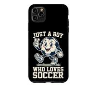 Carcasa para iPhone 11 Pro MAX Solo un niño Que ama el balón de Dibujos Animados de fútbol