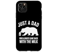 Carcasa para iPhone 11 Pro MAX Solo un papá Que Siempre volvió con el Día del Padre con Leche