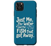 Carcasa para iPhone 11 Pro MAX Solo yo, el Agua y el pez Que se escapó: Divertida Pesca