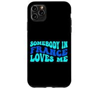 Carcasa para iPhone 11 Pro MAX Somebody in France Loves Me Modern Boho Vibe