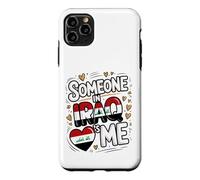 Carcasa para iPhone 11 Pro MAX Someone In Iraq Loves Me Heart Iraq Flag