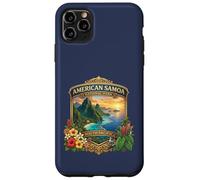 Carcasa para iPhone 11 Pro MAX Souvenir de la Isla del Pacífico Sur del Parque Nacional Sam