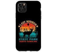Carcasa para iPhone 11 Pro MAX Souvenir Retro al Atardecer en el Parque Estatal Lake Norman de Carolina del Norte