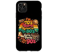 Carcasa para iPhone 11 Pro MAX Soy 70 nací Criado en los 80 y FUI de Fiesta en los 90
