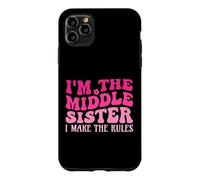 Carcasa para iPhone 11 Pro MAX Soy la Hermana del Medio I Make The Rules Funny Sister