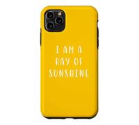 Carcasa para iPhone 11 Pro MAX Soy un Rayo de Sol Declaración motivadora Inspiradora