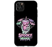 Carcasa para iPhone 11 Pro MAX Spooky Mama Pastel Goth Skeleton Hand Café Mama para Halloween