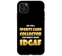 Carcasa para iPhone 11 Pro MAX Sports Card Collector Idgaf Rare Basketball Card Collections