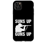 Carcasa para iPhone 11 Pro MAX Sportsman Suns Up Guns Up Cazador de Humor de Caza
