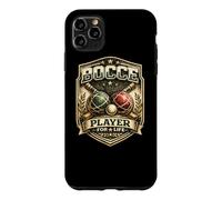 Carcasa para iPhone 11 Pro MAX Squadra Italiana di giocatori di Bocce retrò Bocce Player