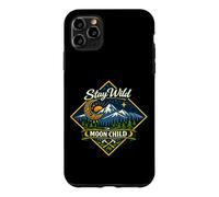 Carcasa para iPhone 11 Pro MAX Stay Wild Moon Child Montaña Naturaleza Aventura Boho