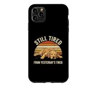Carcasa para iPhone 11 Pro MAX Still Tired from Yesterday's Tired Retriever Dog Funny