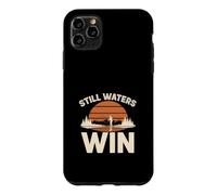 Carcasa para iPhone 11 Pro MAX Still Waters Ganar Pesca Lago Pesca Al Aire Libre Pescador