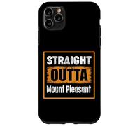 Carcasa para iPhone 11 Pro MAX Straight Outta Mount Pleasant New York USA Humor Angustiado
