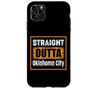 Carcasa para iPhone 11 Pro MAX Straight Outta Oklahoma City, Oklahoma, EE. UU., Retro Envejecido