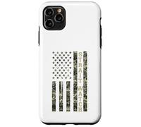 Carcasa para iPhone 11 Pro MAX Strait Watch USA American Flag Camouflage Distressed Style