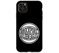 Carcasa para iPhone 11 Pro MAX SUNY Brockport Golden Eagles Retro Basketball Classic
