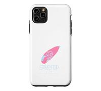Carcasa para iPhone 11 Pro MAX Surf's Up Mano Dibujado Rosa Surfboard Ocean