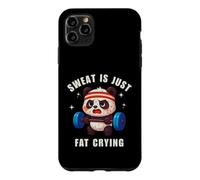 Carcasa para iPhone 11 Pro MAX Sweat Is Just Fat Crying Panda Gym Workout