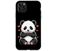 Carcasa para iPhone 11 Pro MAX Sweet Panda con Corazones Kawaii Bear Love Design