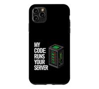 Carcasa para iPhone 11 Pro MAX SysAdmin Programmer My Code Runs Your Server