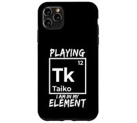 Carcasa para iPhone 11 Pro MAX Tabla Periódica Divertido Juego de Palabras Taiko Drummer