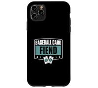 Carcasa para iPhone 11 Pro MAX Tarjeta de béisbol Fiend Cool Baseball Fan Coleccionista de Tarjetas coleccionables